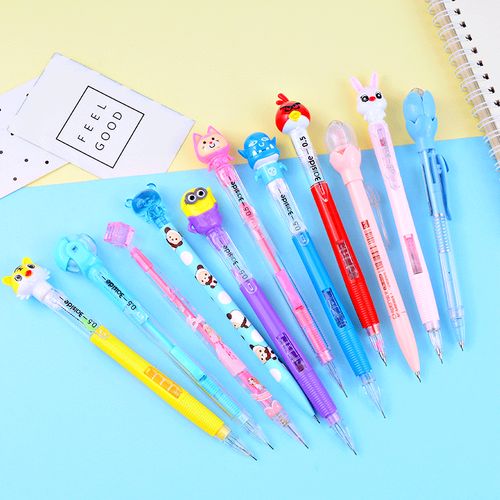 小學生自動鉛筆0.5筆芯安全活動筆可愛超萌卡通創意學習文具用品